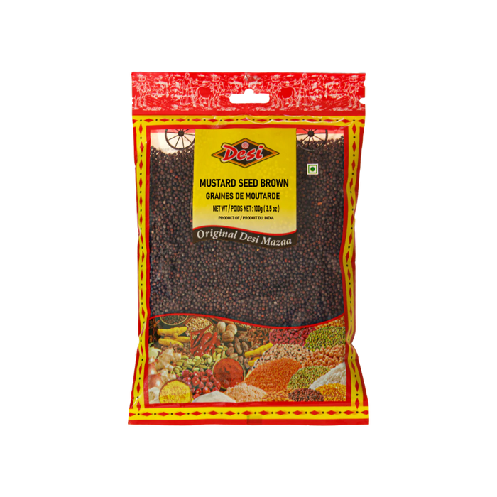 Desi Mustard Seed Brown 100g - Spices - sri lankan grocery store near me