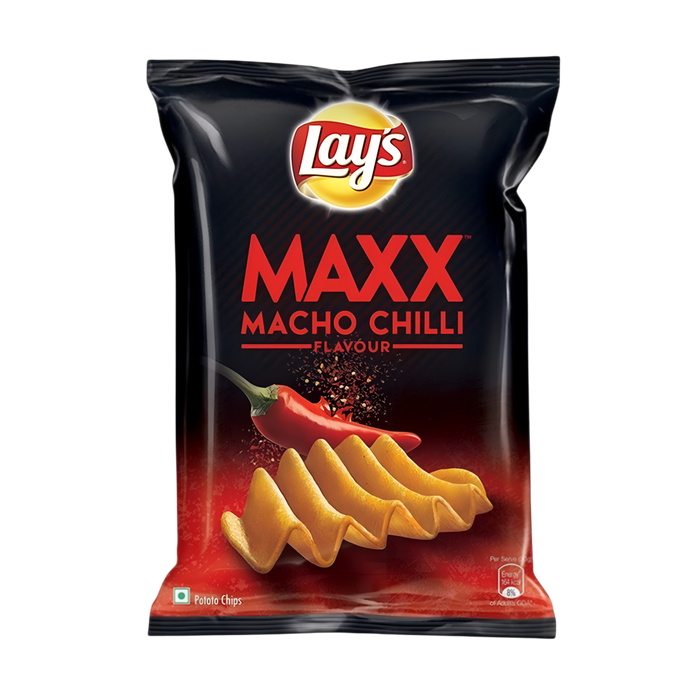 Lay's Maxx Macho Chilli Chips 56gm