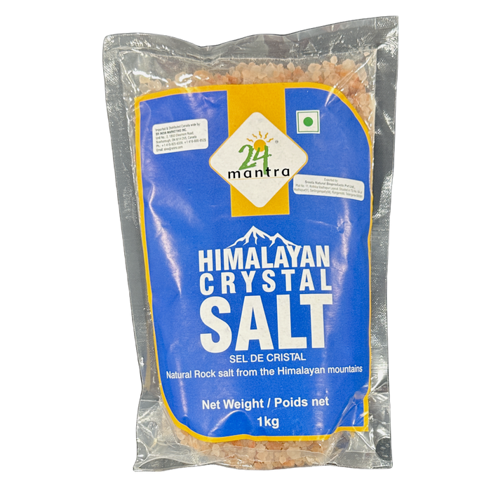 24 Mantra Organic Crystal Himalayan Salt 1Kg
