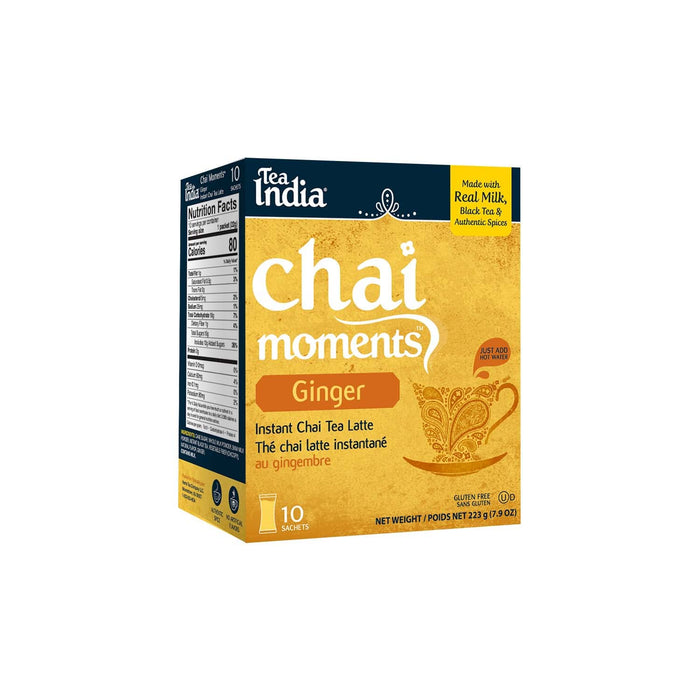Tea India Ginger Instant Chai (10 sachets) 233g