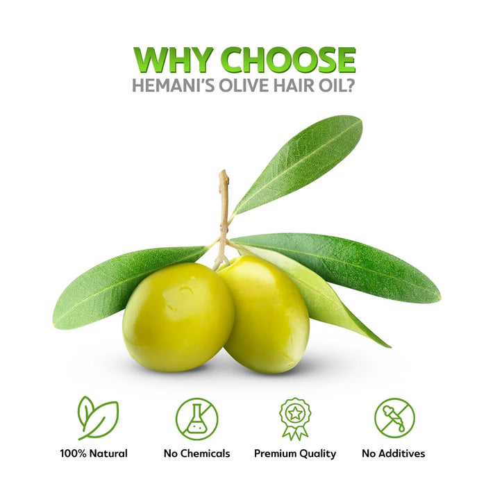 Hemani Olive Hair Oil With Almond 200ml
