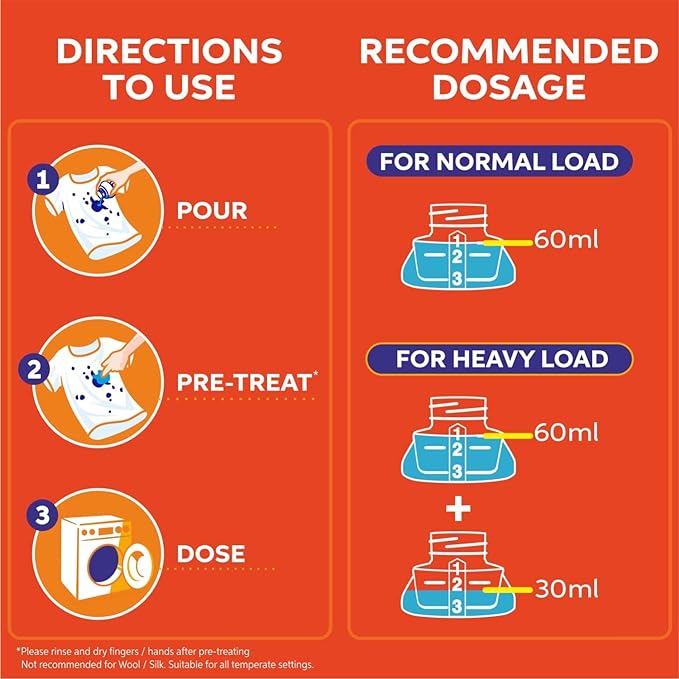 Tide Matic Liquid Laundry Detergent (Front Load) 850ml