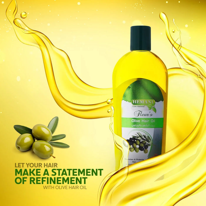 Hemani Olive Hair Oil With Almond 200ml