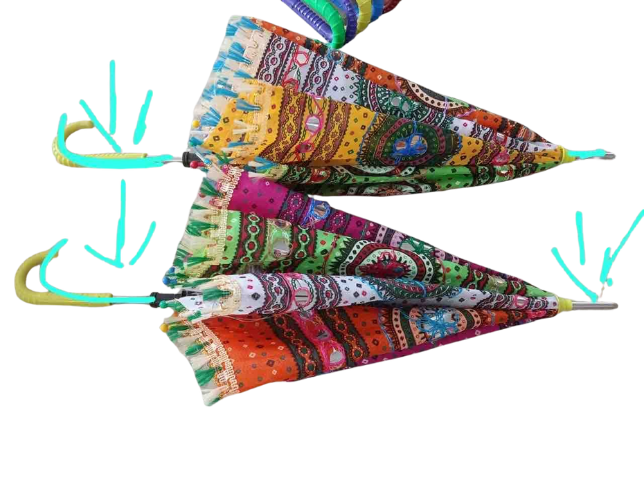 Embroided Umbrella Large