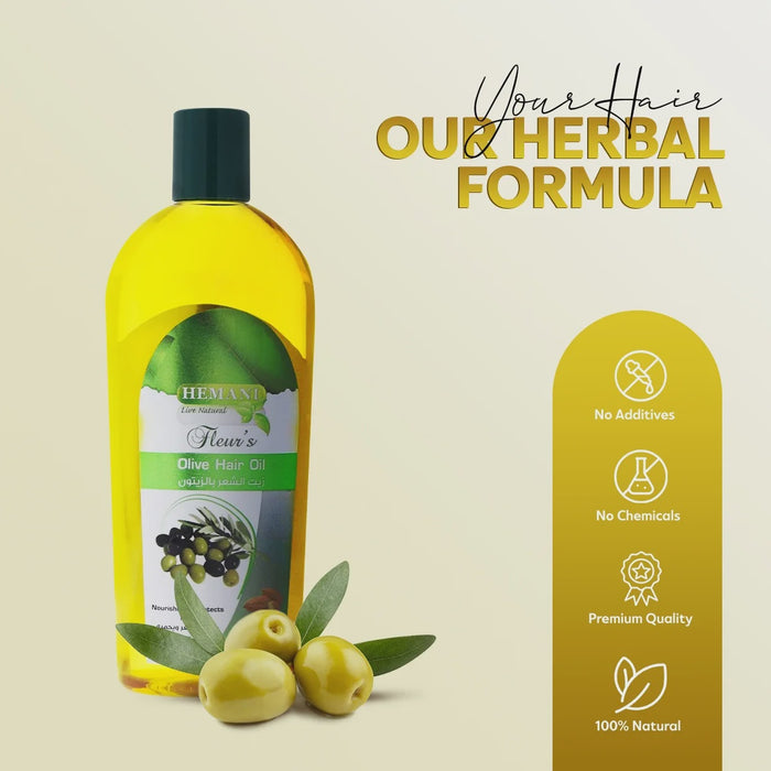 Hemani Olive Hair Oil With Almond 200ml