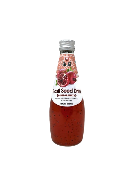 Alia Basil Seed Drink Pomegranate 290ml