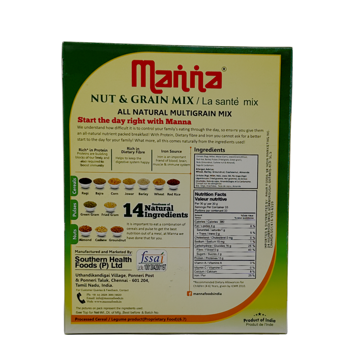 Manna Ready To Cook Health Mix (Nut & Grain Mix)