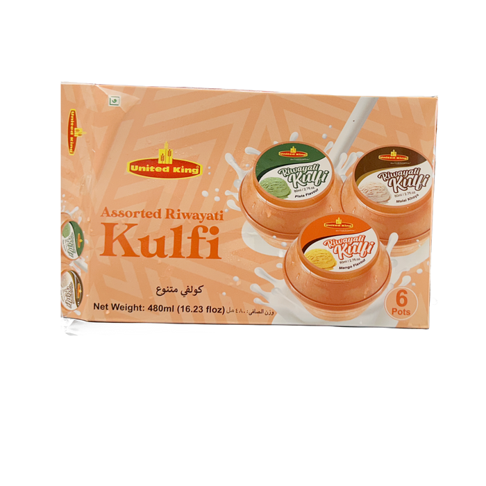 United King Assorted Riwayati Kulfi 480ml (6x80ml)