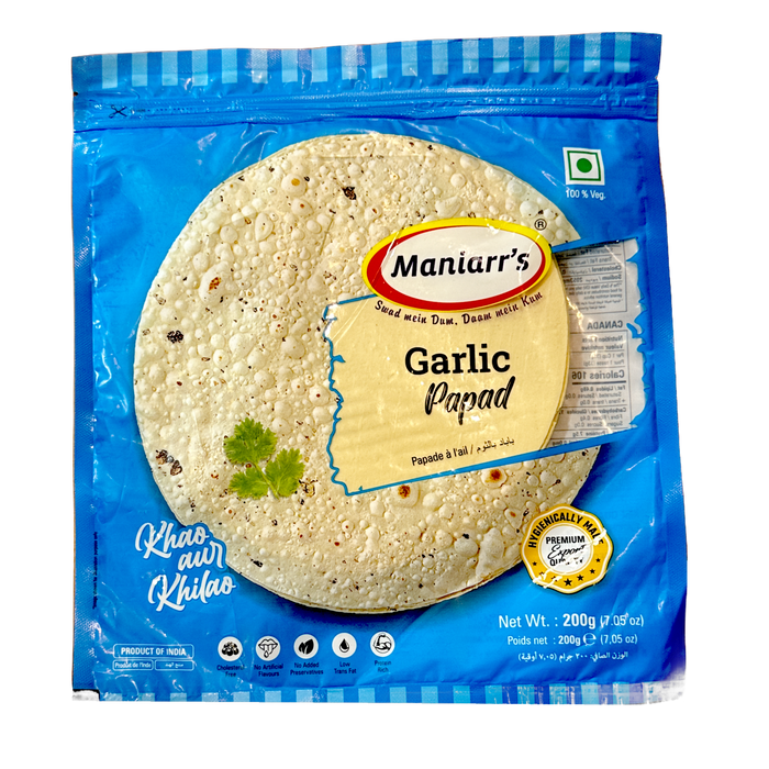 Maniarr's Garlic Papad 200g