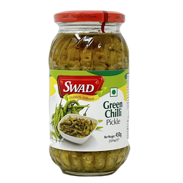 Swad Green Chilli Pickle 474ml