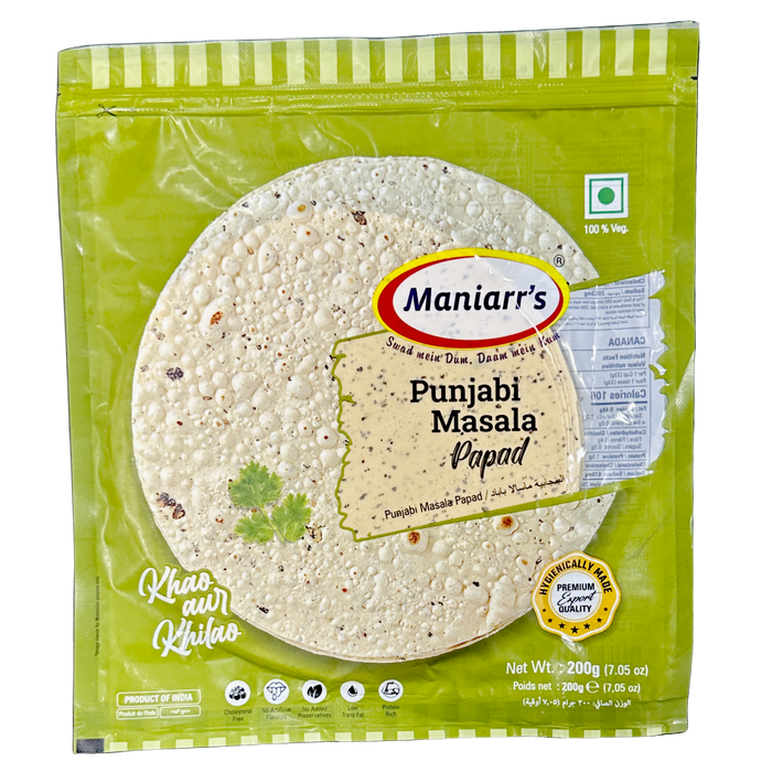 Maniarr’s Punjabi Masala Papad 200g