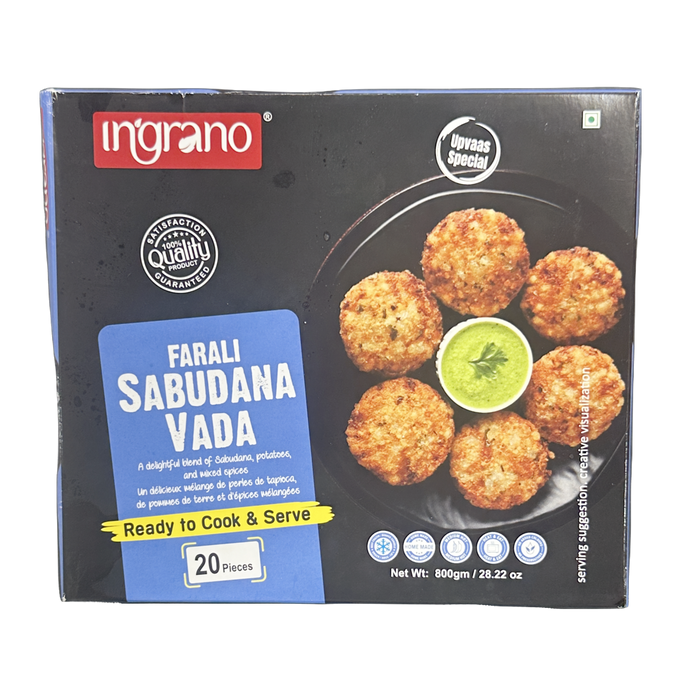 Ingrano Sabudana Vada (20 Pcs) 800g