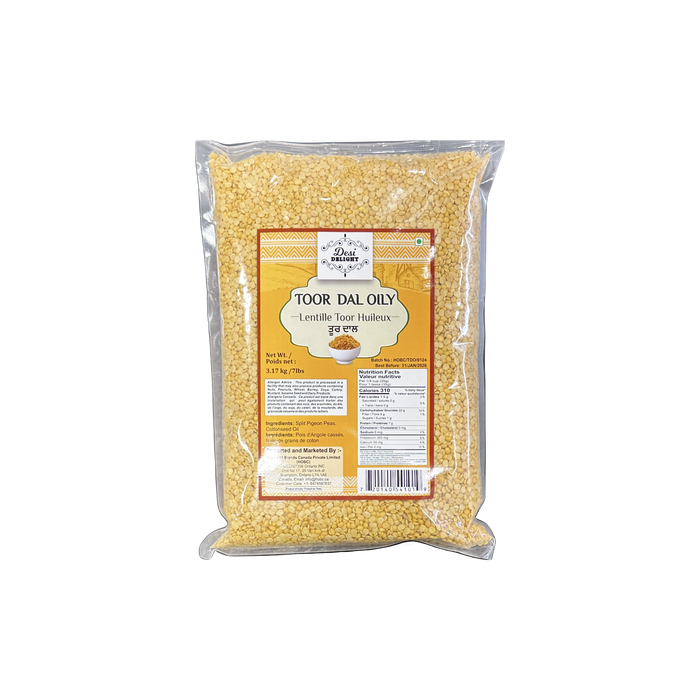 Desi Delight Toor Dal Dry 2lb