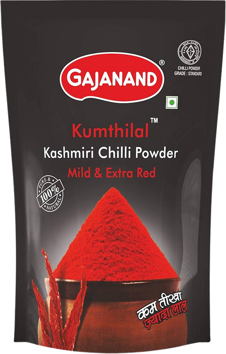 Gajanand Kumthilal Kashmiri Chilli Powder 500g