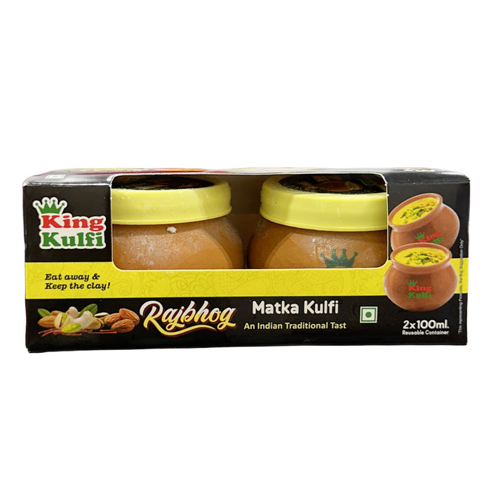 King Kulfi Rajbhog Matka Ice Cream (2x100ml)