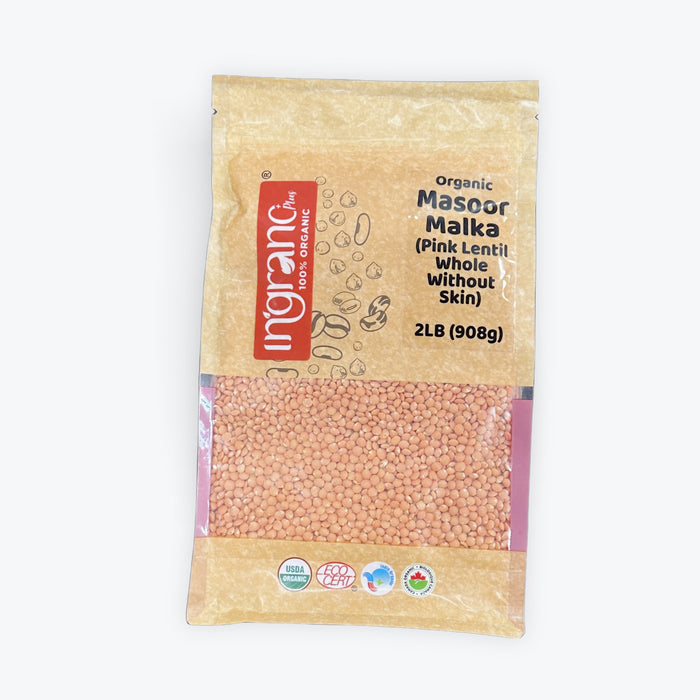 Ingrano Organic Malka Masoor Dal 2Lb