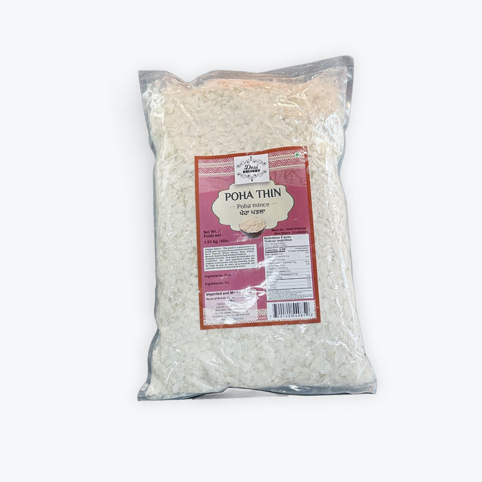 Desi Delight Poha (Rice Flakes) Thin 4Lb