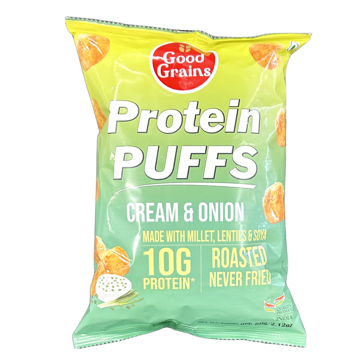 Good Grain Cream & Onion Protein Puffs 60g