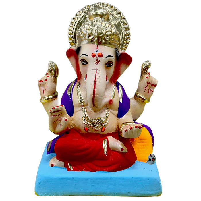 Eco-Friendly Ganesh Idol 10” (Colour 2025)