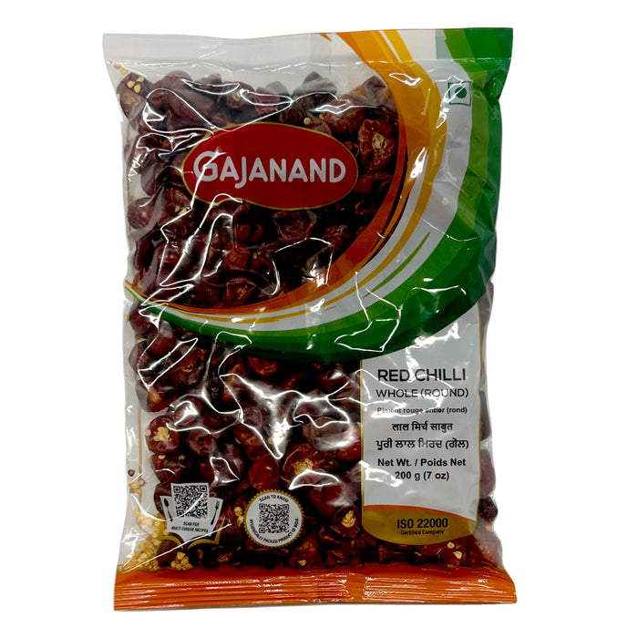 Gajanand Red Chilli Whole Round 200g