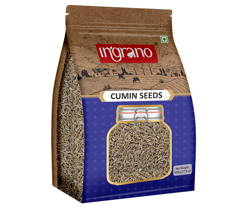 Ingrano Cumin Seeds 200g — resealable pouch of whole jeera cumin seeds
