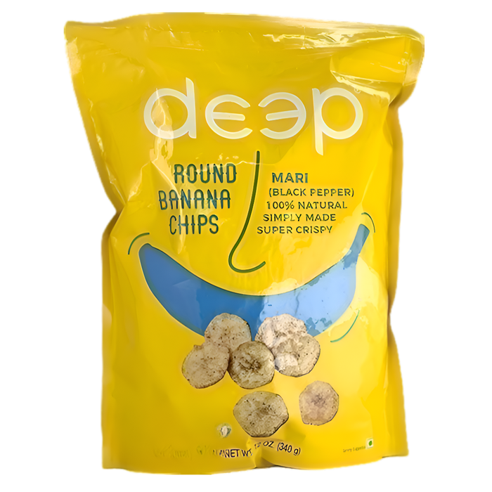 Deep Round Banana Chips Mari (Black Pepper) 340g