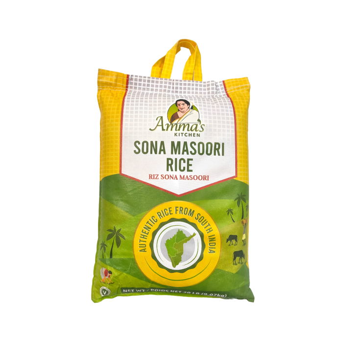 Amma's Kitchen Sona Masoori Rice 20Lb