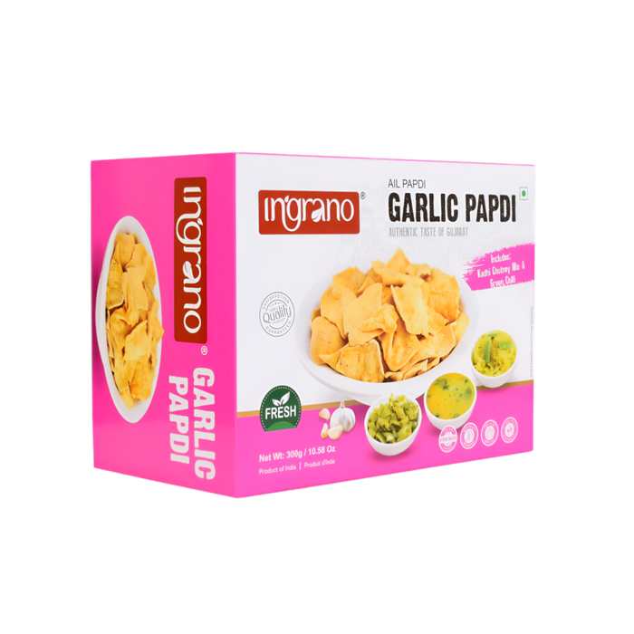 Ingrano Garlic Papdi 300g