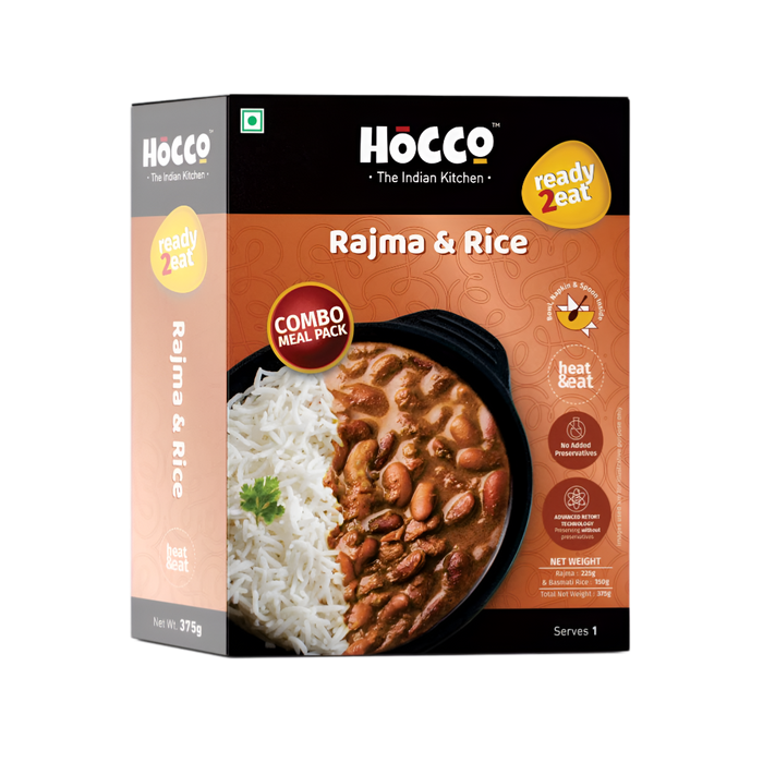 Hocco Ready To Eat Kadhi Pakoda & Rice Combo 375g