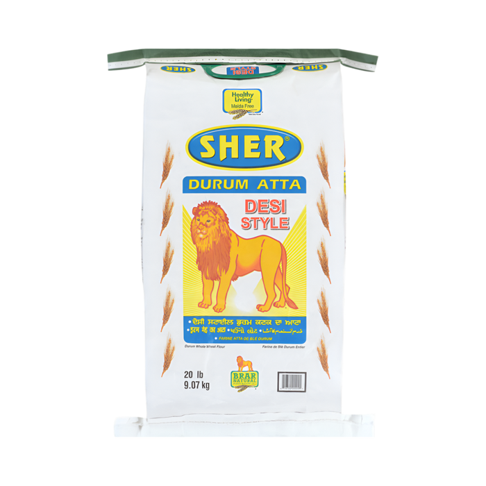 Sher Durum Atta Desi Style Flour 10lb