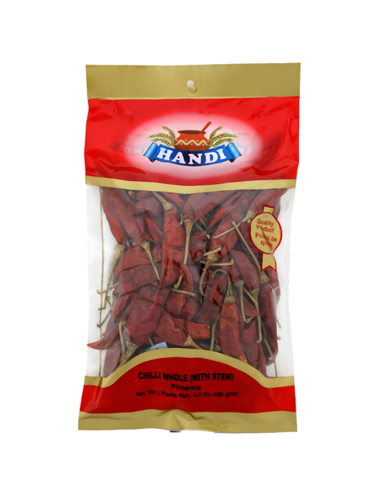 Handi Chilli Whole With Stem 100g