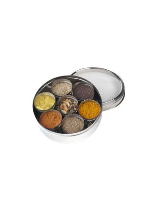 Philco Stainless Steel Masala Dabba Glass Lid