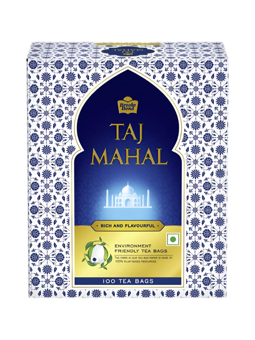 Brooke Bond Taj Mahal  Tea Bags (100 Bags) 200g