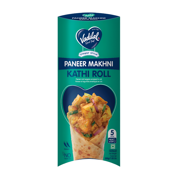 Vadilal Paneer Makhani Kathi Roll 200g