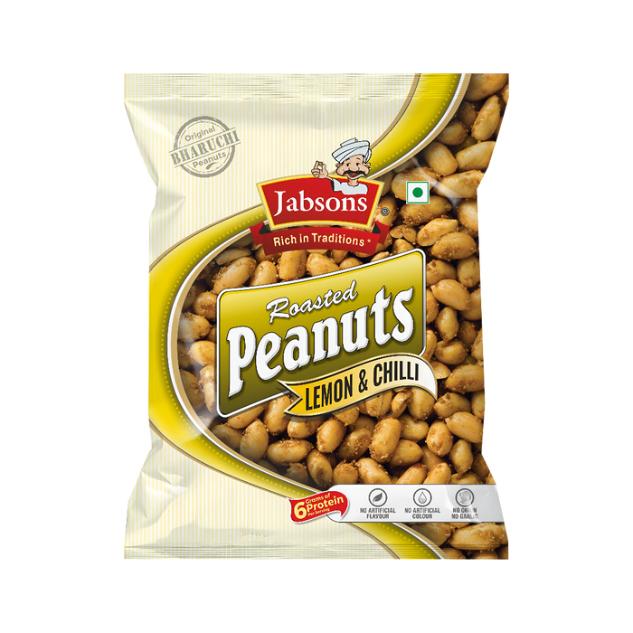 Jasons Roasted Peanuts Lemon & Chilli 140g