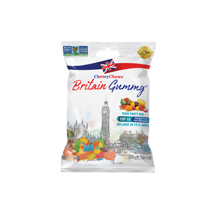 Britain Gummy Sour Party Mix 80g