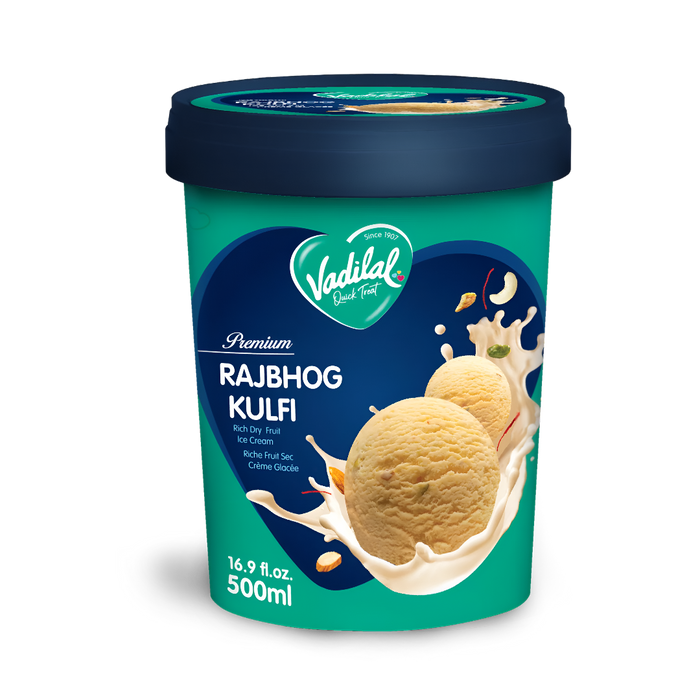 Vadilal Rajbhog Kulfi Ice Cream 500ml