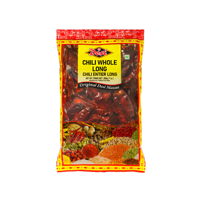 Desi Red Chilli Whole Long 400g