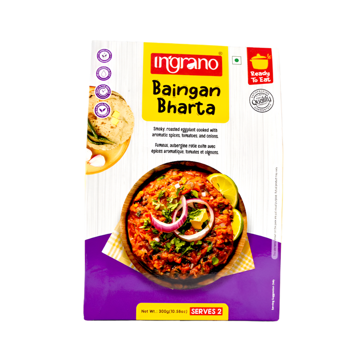 Ingrano Ready To Eat Baingan Bharta 300g