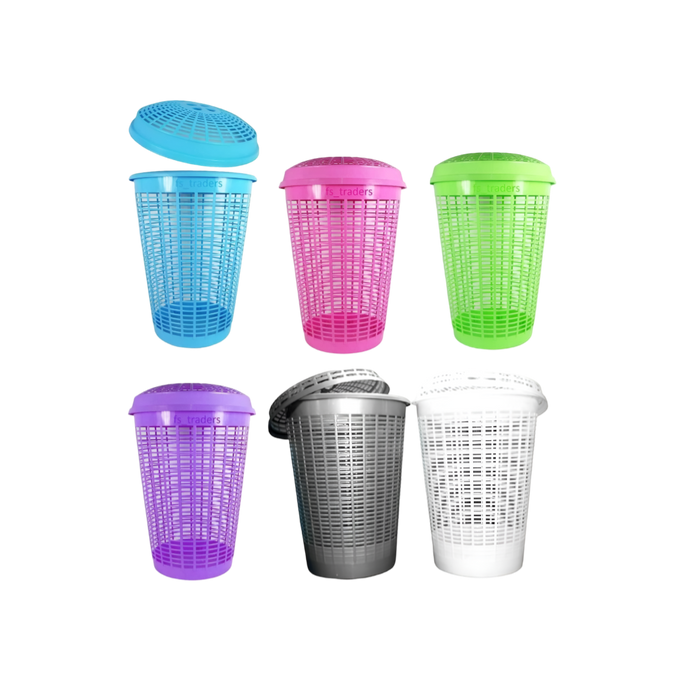 Aristo Commander Plastic Laundry Basket With Lid