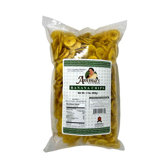 Amma’s Banana Chips 2lb - Snacks - kerala grocery store in canada