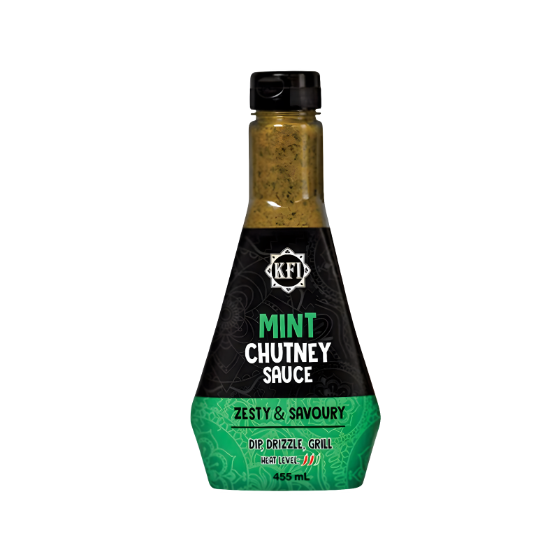 KFI Spicy Coriander Chutney Sauce 455ml — Spice Divine