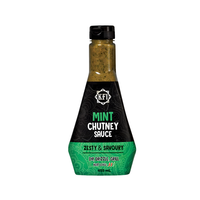 KFI Spicy Coriander Chutney Sauce 455ml - Chutney - punjabi store near me