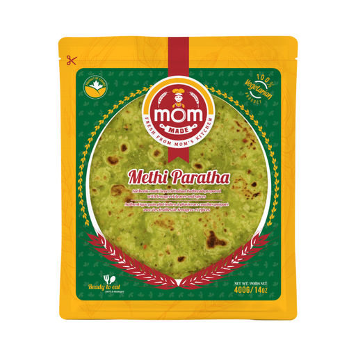 Mom Made Methi Paratha 400g - Roti | indian grocery store in niagara falls