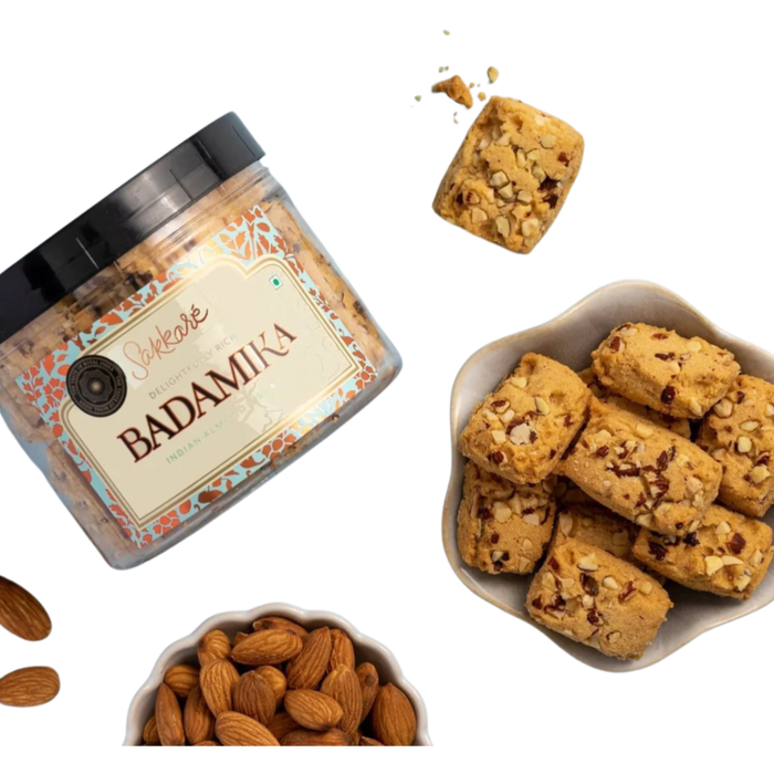 Sakkare Badamika Indian Almond Biscotti 225g