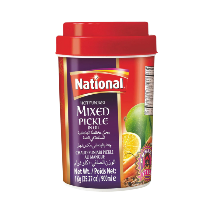 National Hot Punjabi Mixed Pickle 1kg