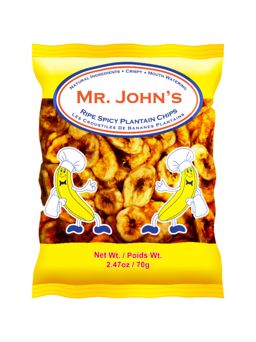 Mr johns Spicy banana chips 135g