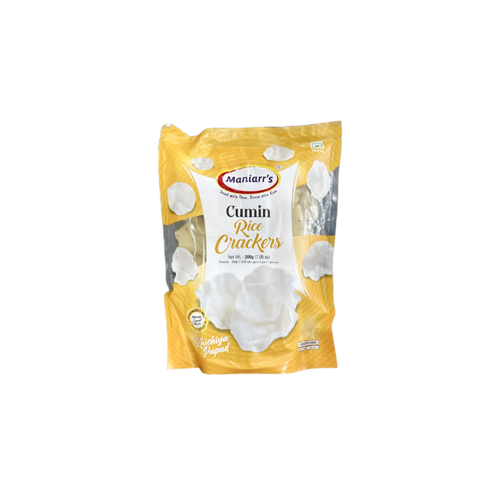 Maniarr’s Cumin Rice Crackers 200g