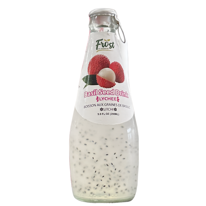 Frost Basil Seed Drink Lychee 290ml