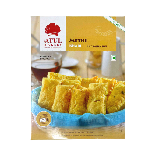 Atul Bakery Methi Khari 200g - Snacks | surati brothers indian grocery store near me